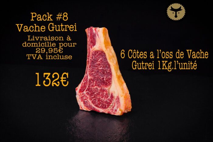 Pack 8 Vache Gutrei (6 côtes a l'oss)