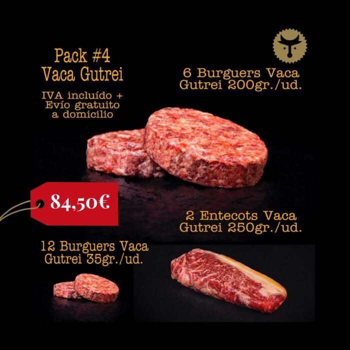 Pack 4 Vaca Gutrei