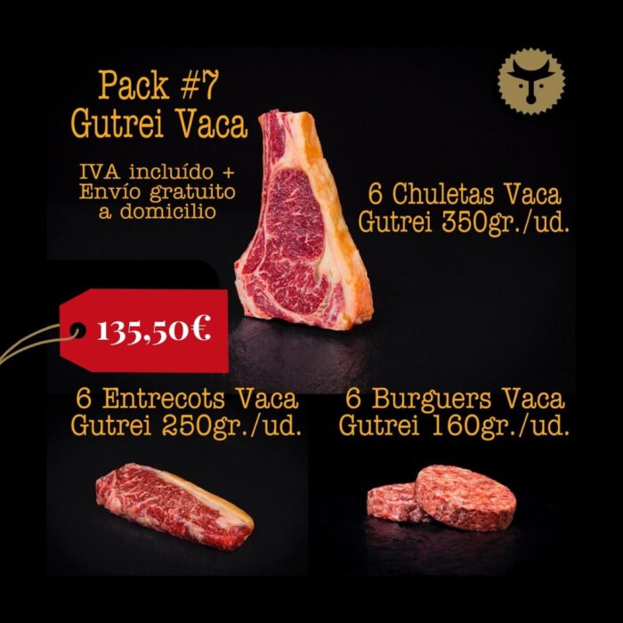 Pack 7 Vaca Gutrei