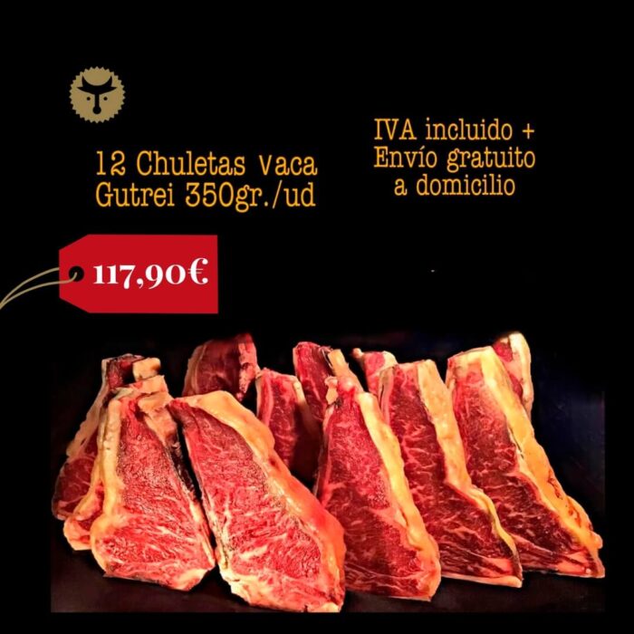 Pack 12 Chuletas Gutrei